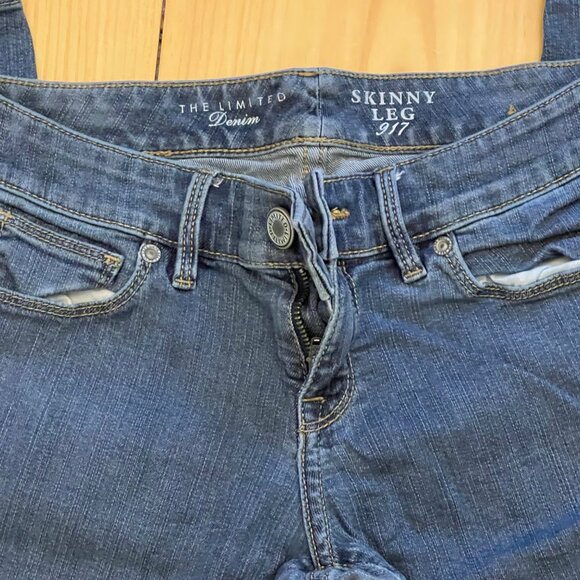 The Limited Womens Skinny Leg Denim Jeans Size 2 Medium wash - Picture 5 of 8